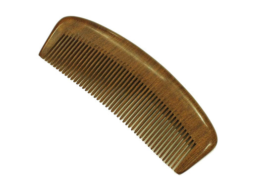 real wood beard comb, sandalwood comb